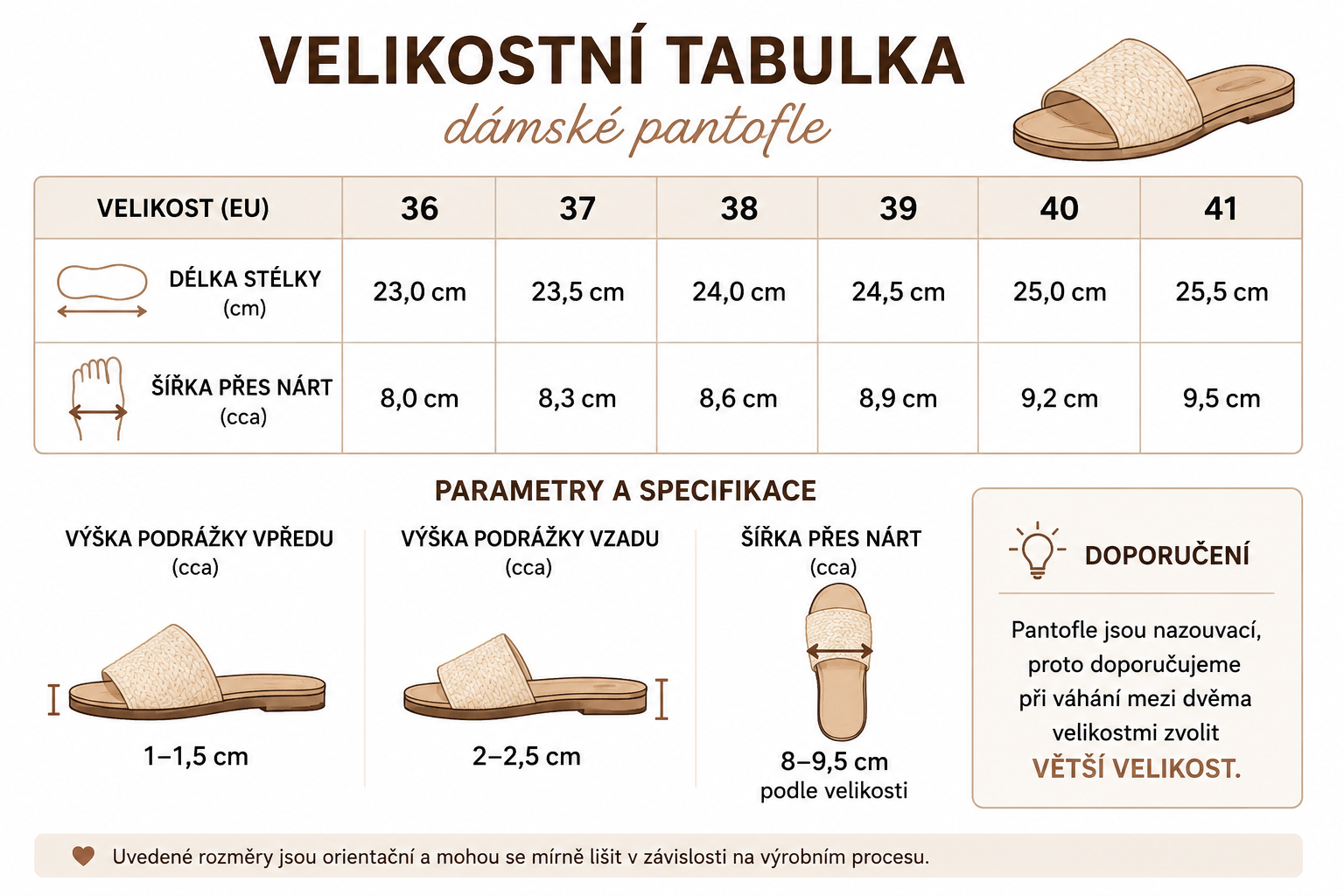 Dámské pantofle